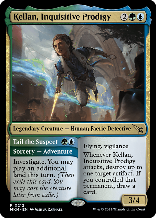 Kellan, Inquisitive Prodigy // Tail the Suspect (MKM-212)