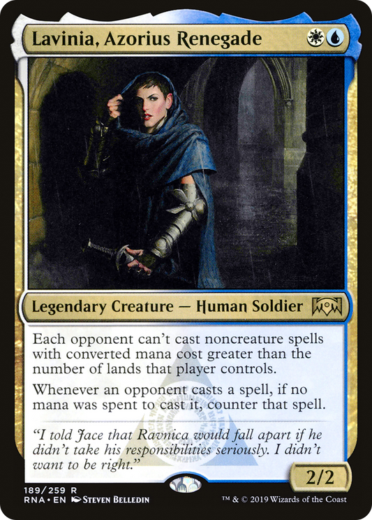 Lavinia, Azorius Renegade (RNA-189) (Foil)