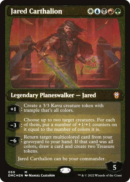Jared Carthalion (DMC-050) (Display Commander) (Etched Foil)