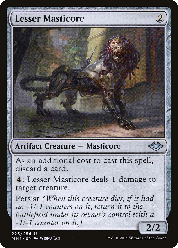 Lesser Masticore (MH1-225) (Foil)
