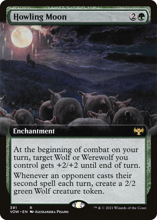 Howling Moon (VOW-391) (Extended Art) (Foil)