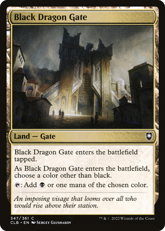 Black Dragon Gate (CLB-347) (Foil)