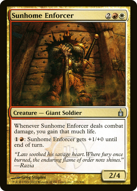 Sunhome Enforcer (RAV-233) (Foil)