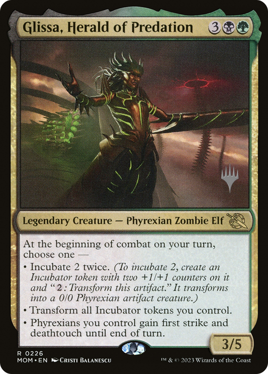 Glissa, Herald of Predation (PPMOM-226P) (Foil)