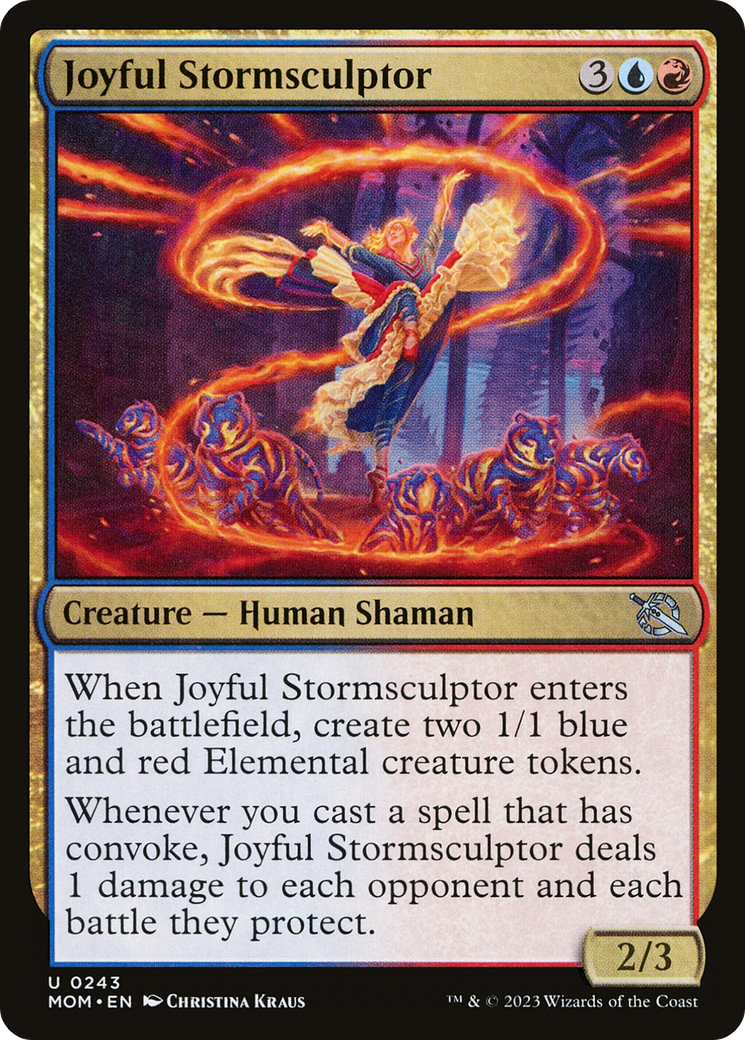 Joyful Stormsculptor (MOM-243) (Foil)