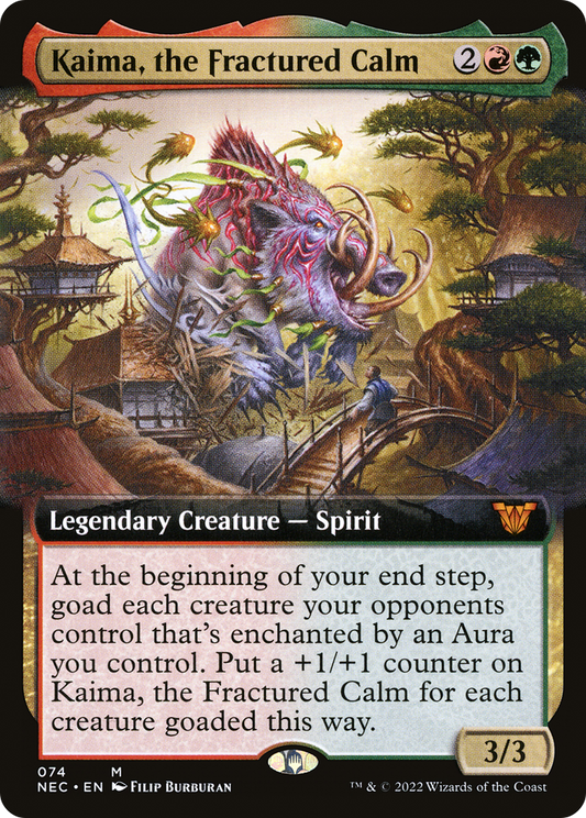 Kaima, the Fractured Calm (NEC-074) (Extended Art)