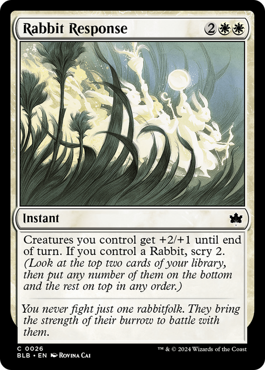 Rabbit Response (BLB-026) (Foil)
