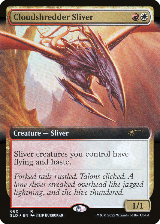 Cloudshredder Sliver (SLD-660) (Extended Art) (Foil)