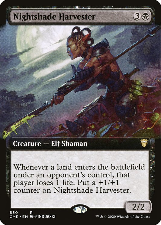 Nightshade Harvester (CMR-650) (Extended Art) (Foil)