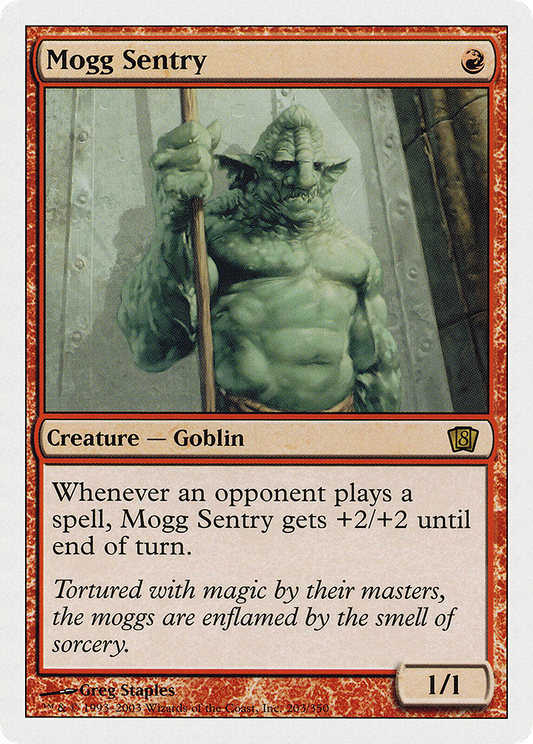 Mogg Sentry (8ED-203★) (Foil)