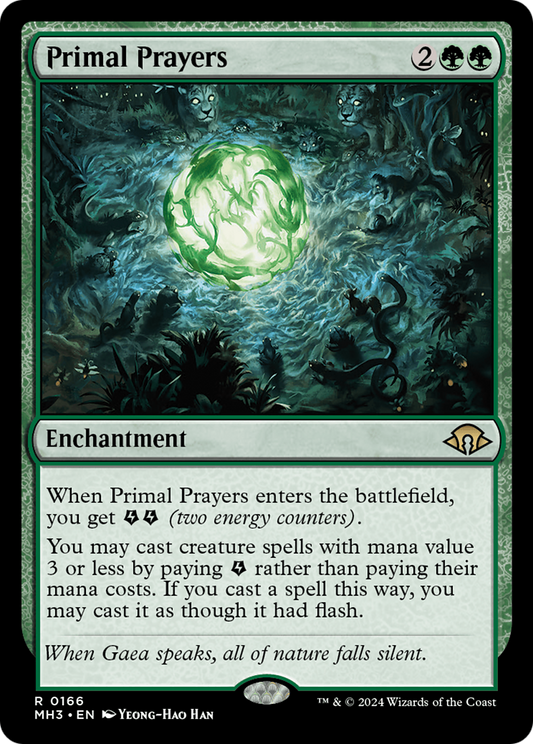 Primal Prayers (MH3-166) (Foil)