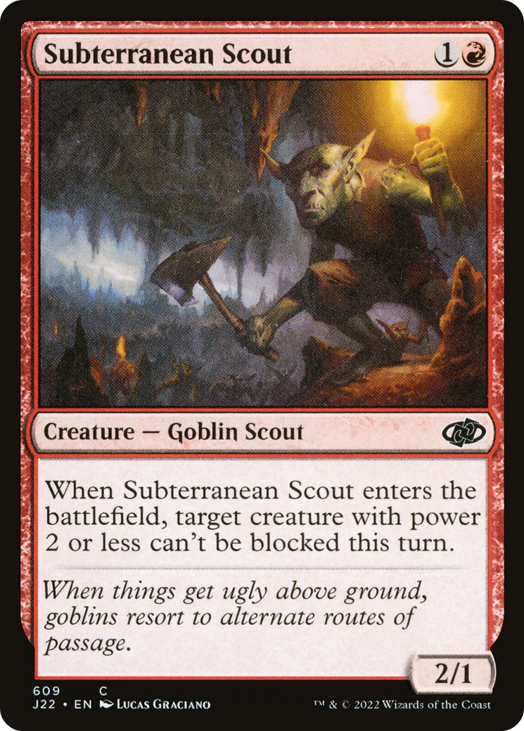 Subterranean Scout (J22-609)