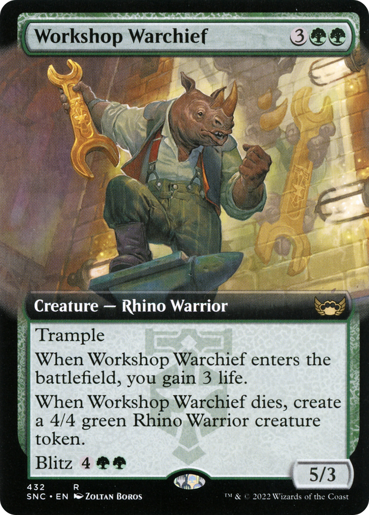 Workshop Warchief (SNC-432) (Extended Art) (Foil)
