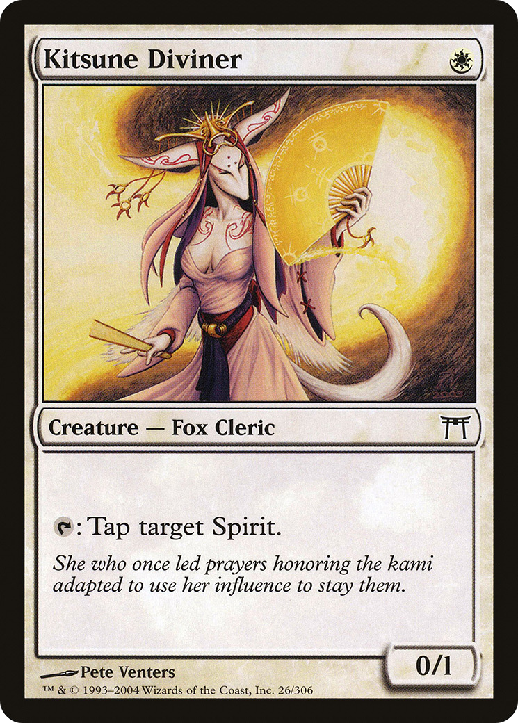 Kitsune Diviner (CHK-026) (Foil)
