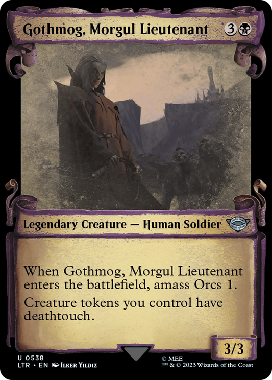 Gothmog, Morgul Lieutenant (LTR-538) (Showcase) (Scroll)