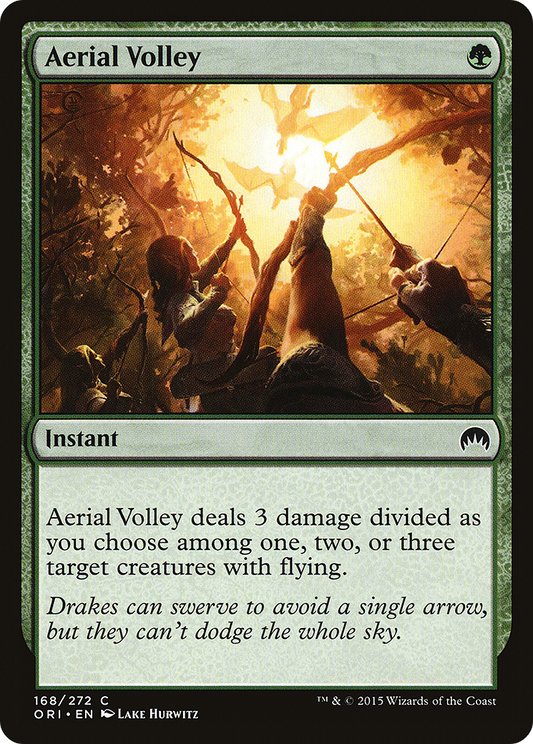Aerial Volley (ORI-168) (Foil)
