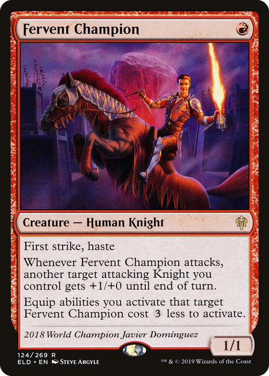 Fervent Champion (ELD-124) (Foil)