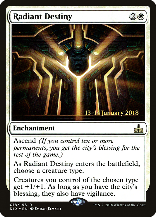 Radiant Destiny (PRE-18S) (Foil)