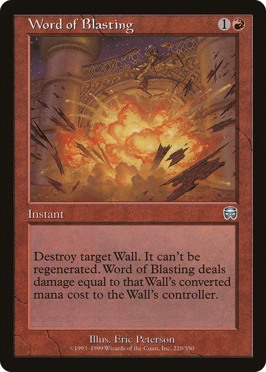 Word of Blasting (MMQ-228) (Foil)