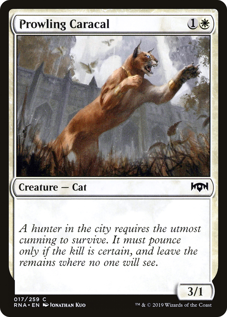 Prowling Caracal (RNA-017) (Foil)