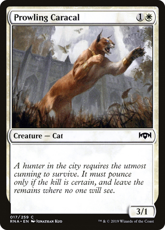 Prowling Caracal (RNA-017) (Foil)