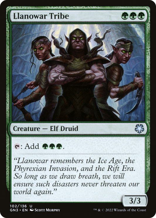 Llanowar Tribe (GN3-102)