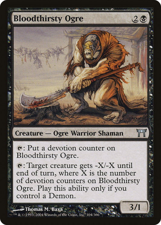 Bloodthirsty Ogre (CHK-104) (Foil)