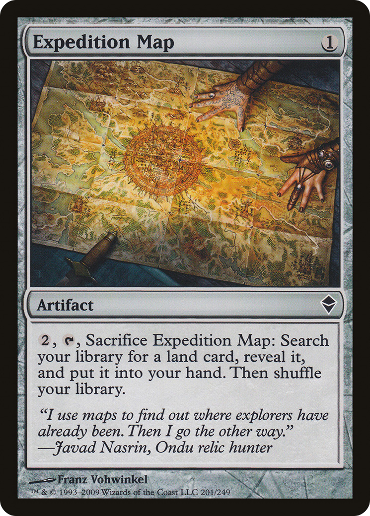 Expedition Map (ZEN-201) (Foil)