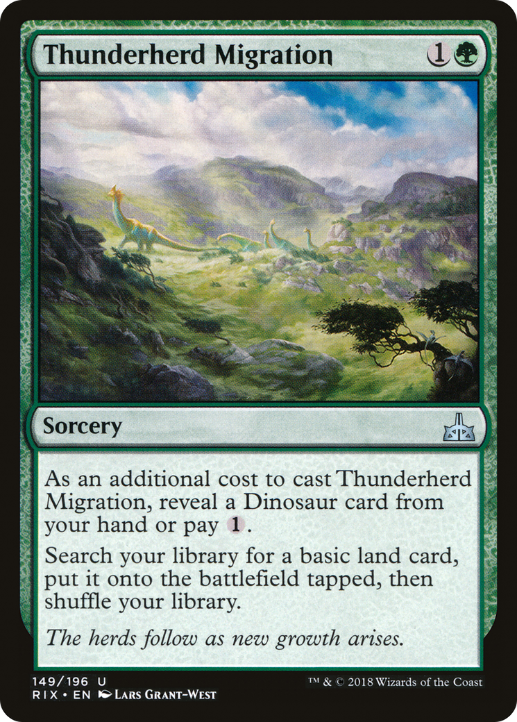 Thunderherd Migration (RIX-149) (Foil)