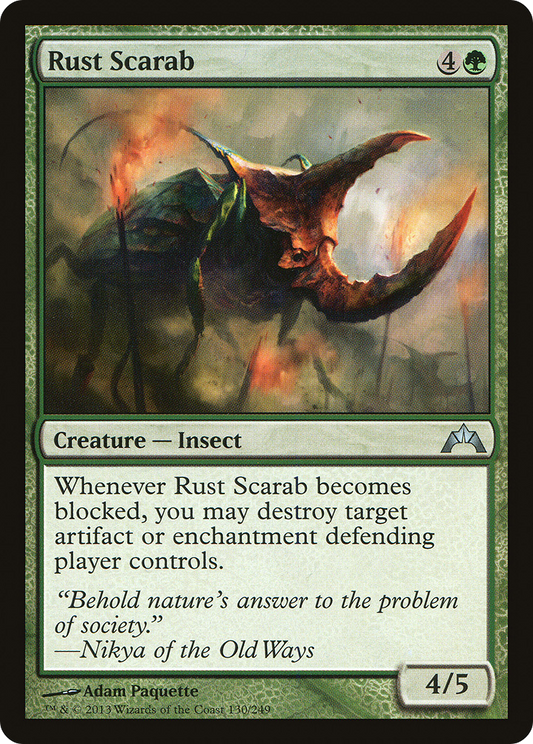 Rust Scarab (GTC-130) (Foil)