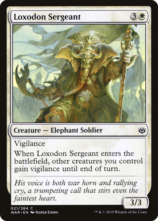 Loxodon Sergeant (WAR-021)