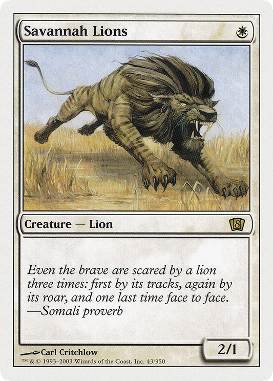 Savannah Lions (8ED-043)