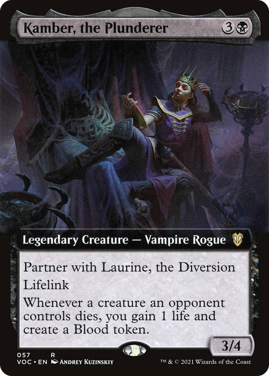Kamber, the Plunderer (VOC-057) (Extended Art)