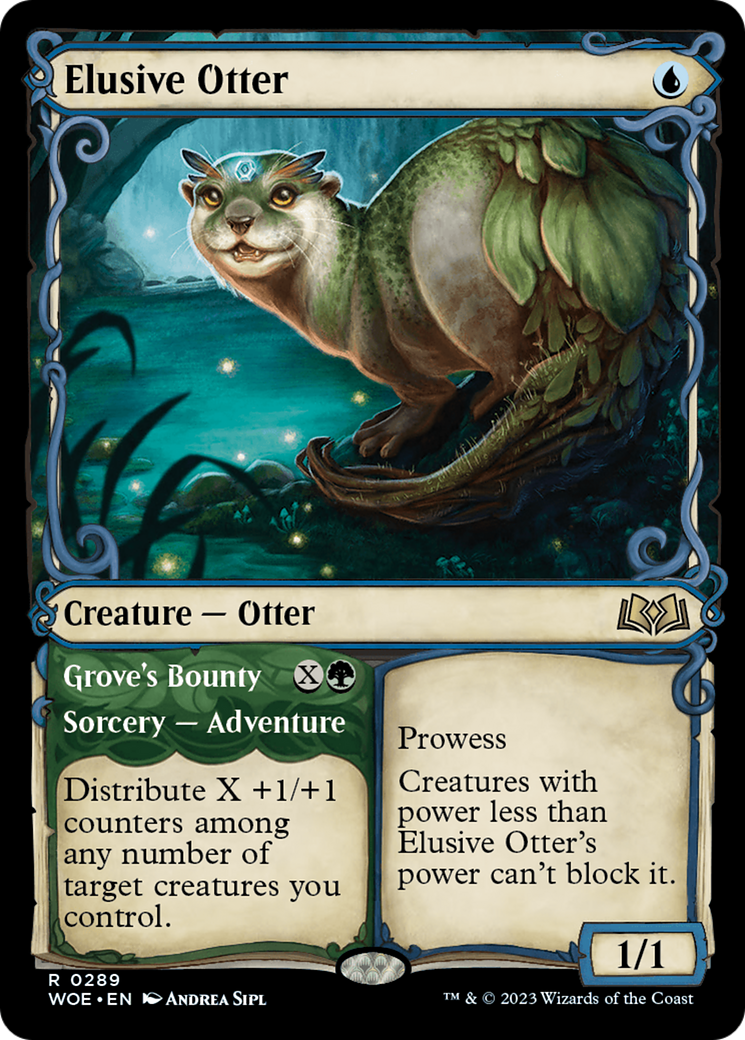 Elusive Otter // Grove's Bounty (WOE-289) (Showcase)