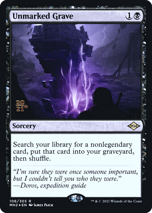 Unmarked Grave (PRE-106S) (Foil)