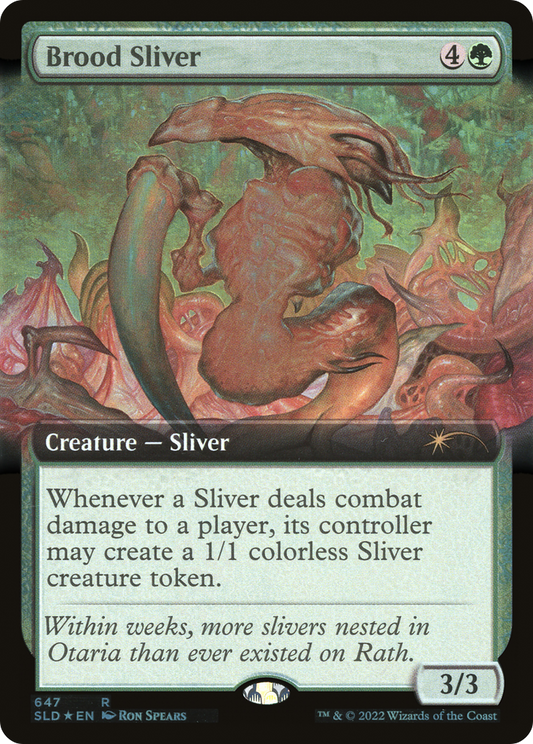 Brood Sliver (SLD-647) (Extended Art) (Foil)