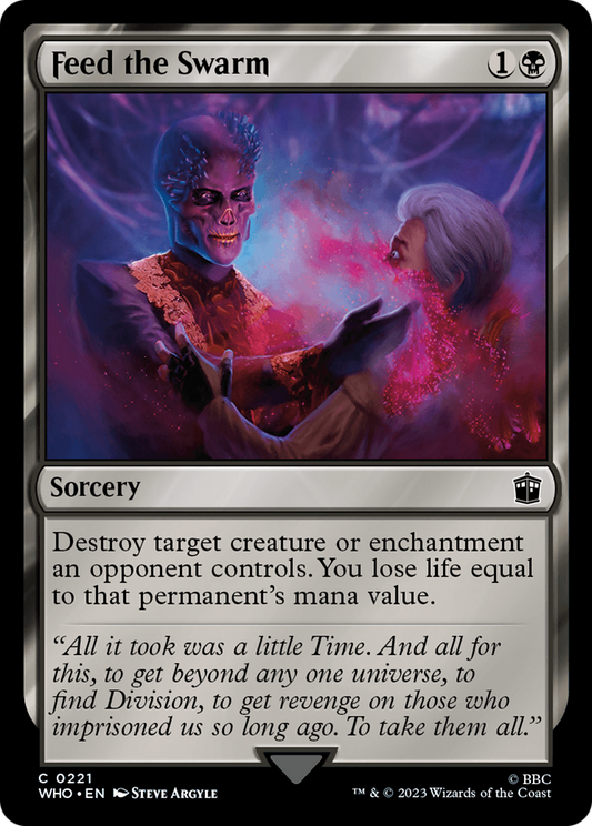 Feed the Swarm (WHO-221) (Foil)