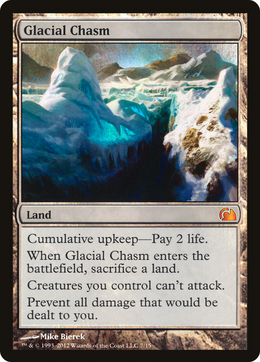Glacial Chasm (V12-007) (Foil)