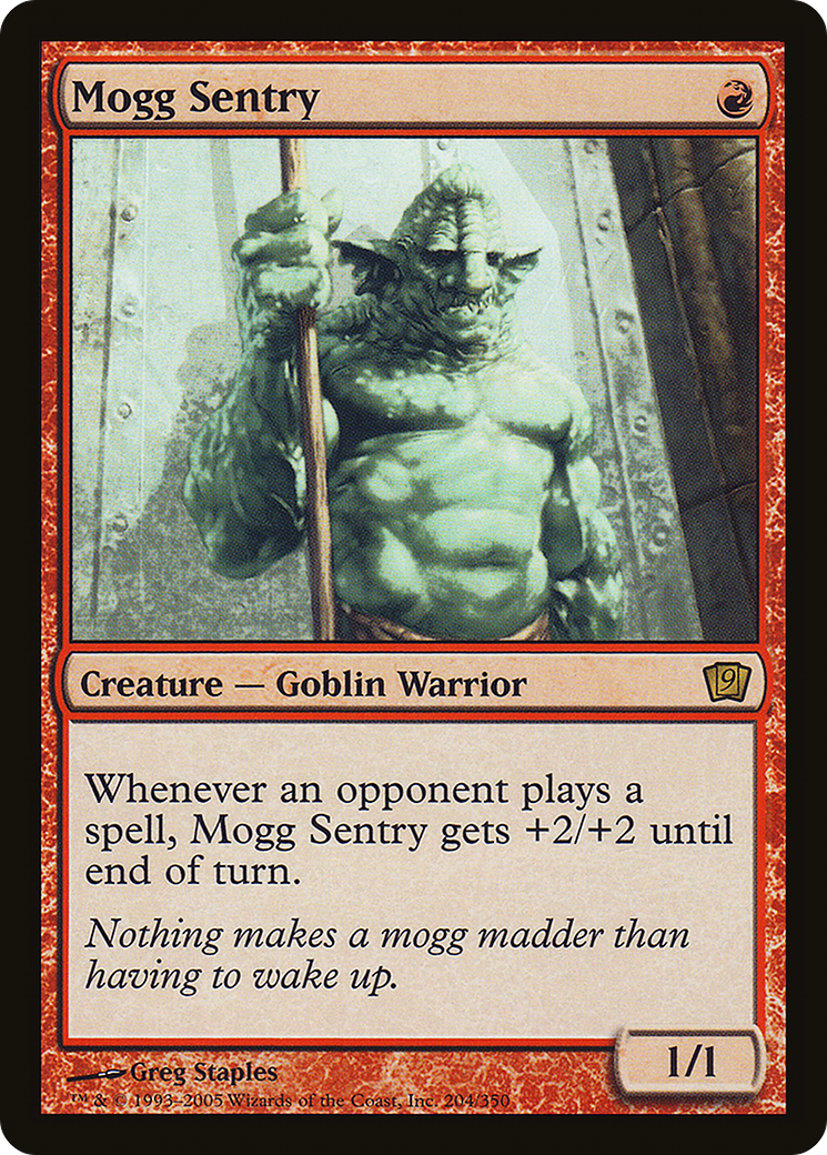 Mogg Sentry (9ED-204★) (Foil)