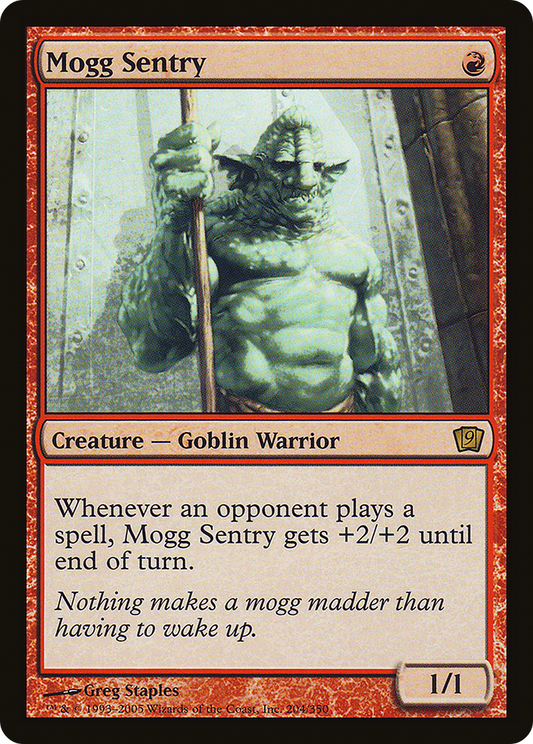 Mogg Sentry (9ED-204★) (Foil)