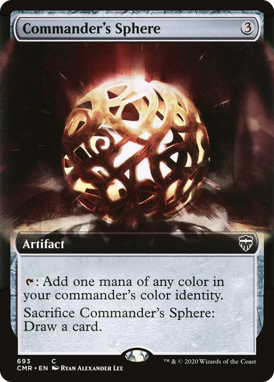 Commander's Sphere (CMR-693) (Extended Art) (Foil)