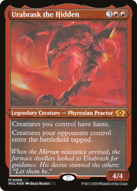 Urabrask the Hidden (MUL-088) (Etched Foil)