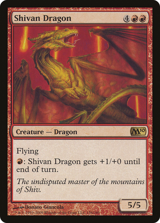 Shivan Dragon (M10-156)