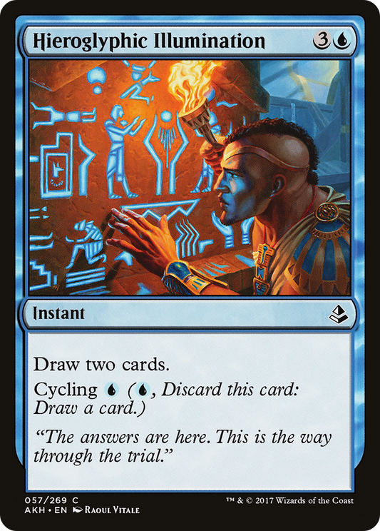 Hieroglyphic Illumination (AKH-057) (Foil)