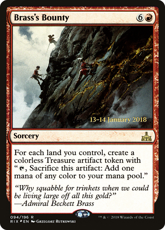 Brass's Bounty (PRE-94S) (Foil)