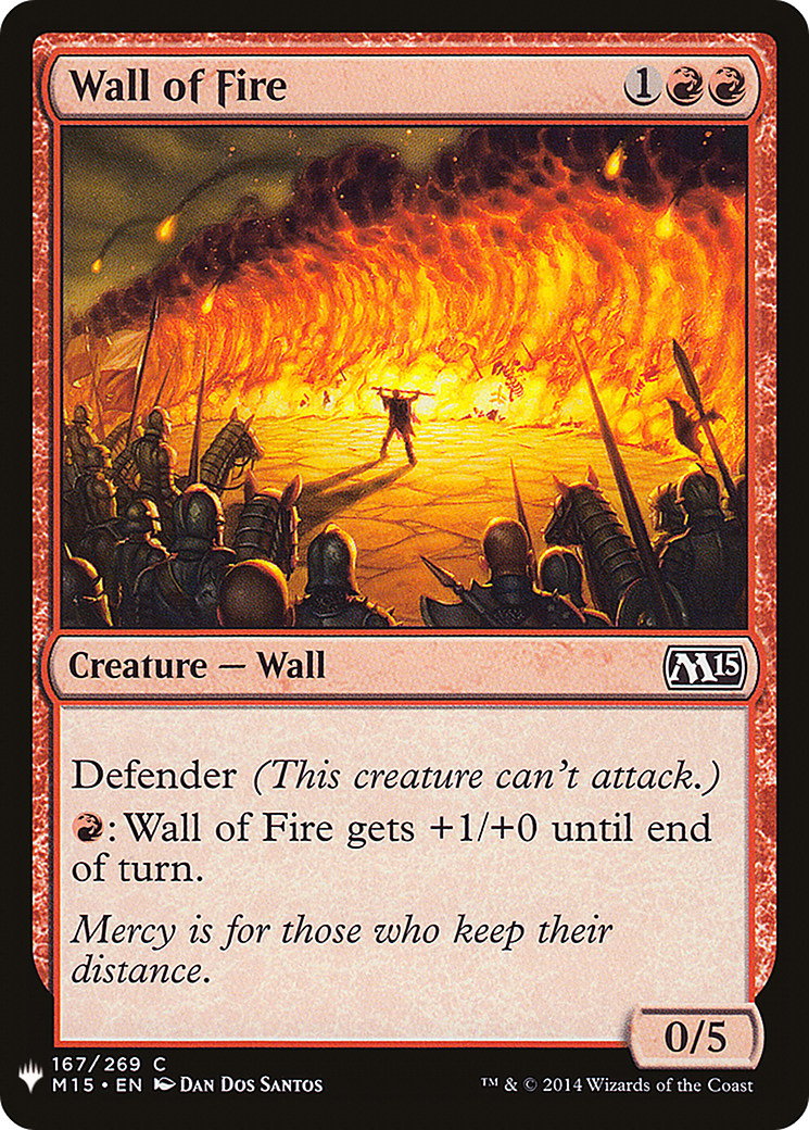 Wall of Fire (LIST-M15-167)