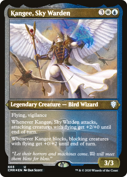 Kangee, Sky Warden (CMR-603) (Etched Foil)