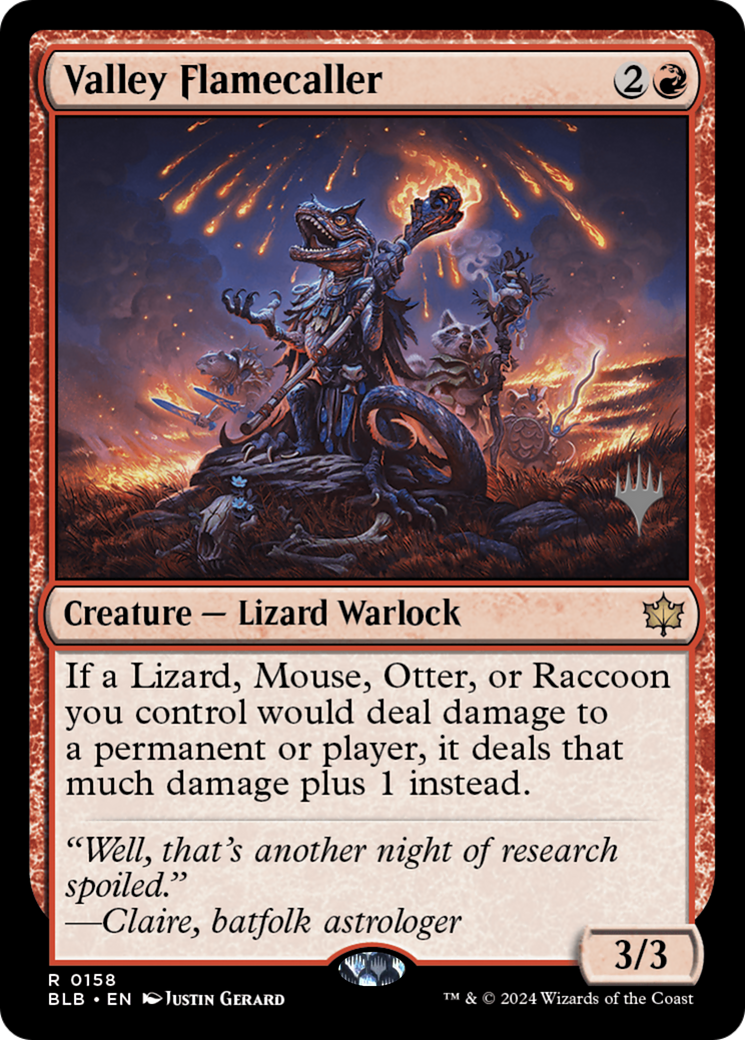 Valley Flamecaller (PPBLB-158P) (Foil)