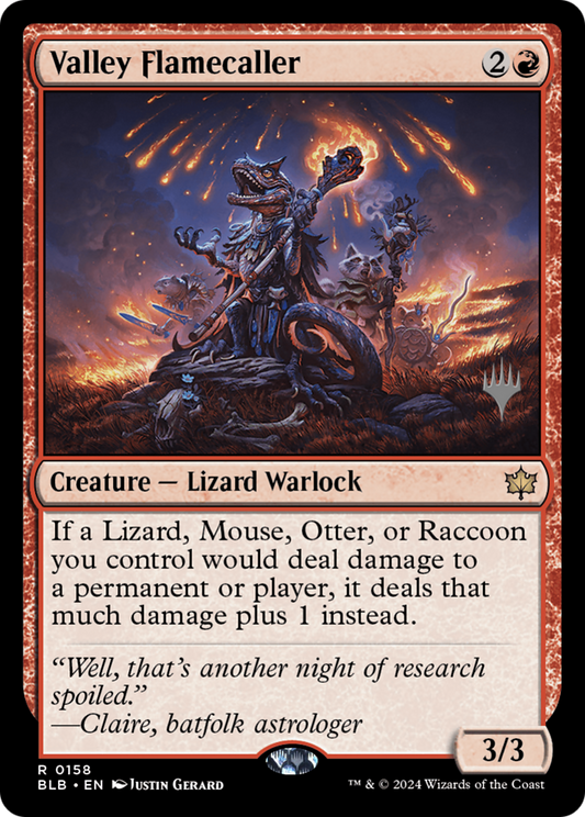 Valley Flamecaller (PPBLB-158P) (Foil)