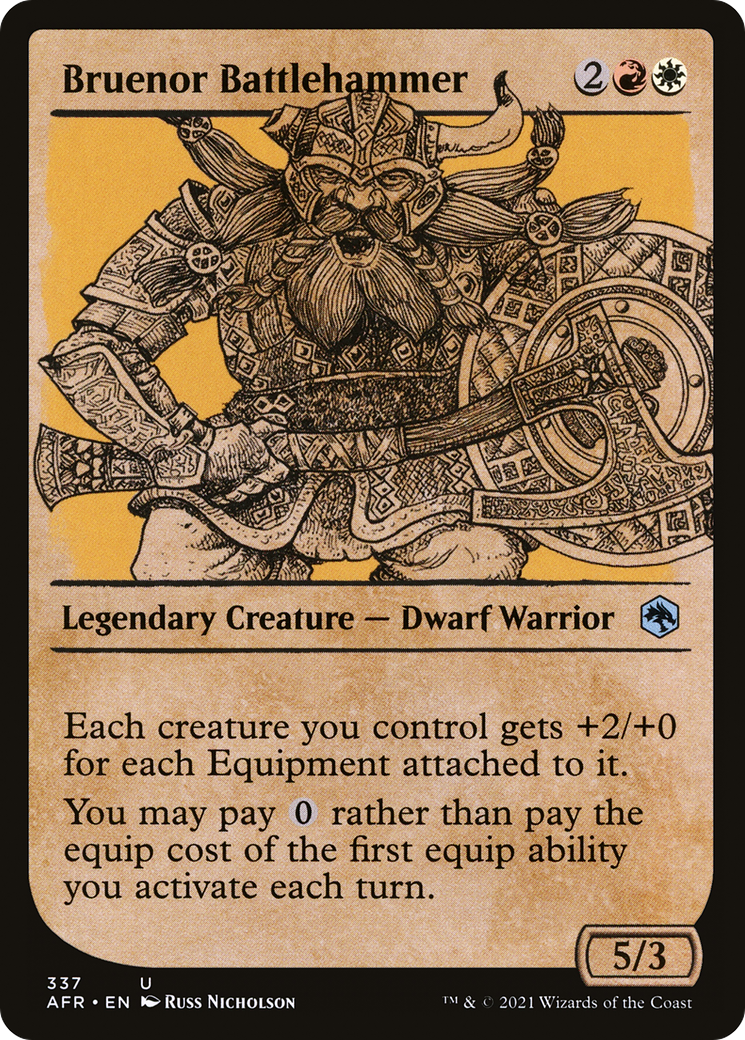 Bruenor Battlehammer (AFR-337) (Showcase) (Foil)
